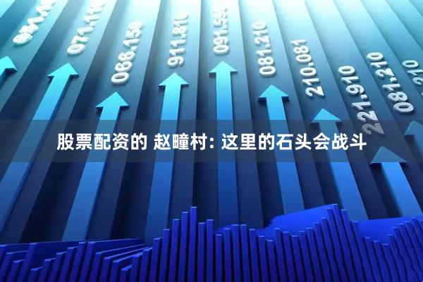 股票配资的 赵疃村: 这里的石头会战斗