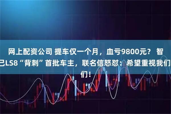 网上配资公司 提车仅一个月，血亏9800元？ 智己LS8“背刺”首批车主，联名信怒怼：希望重视我们！